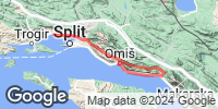 Track GPS Omiš i górskie okolice